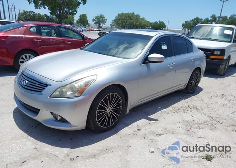 2013 Infiniti G37 Base z USA, uszkodzony, nr VIN JN1CV6AP5DM720926